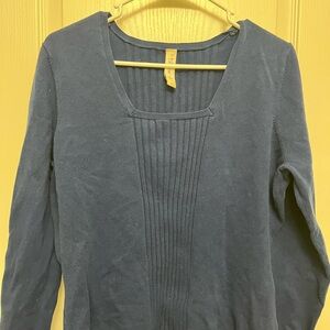 L.A. Colors Deep Blue Long Sleeve Top